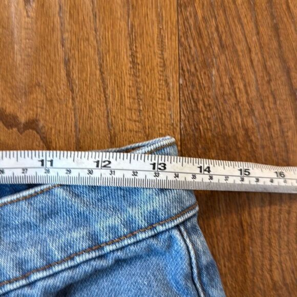 Roxy cuffed denim button fly shorts size 28 - Picture 6 of 11